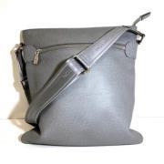 Louis Vuitton Vintage Pre-owned Laeder axelremsvskor Gray, Dam