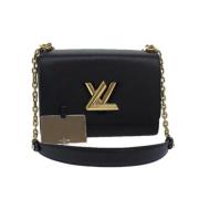 Louis Vuitton Vintage Pre-owned Tyg louis-vuitton-vskor Black, Dam