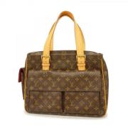 Louis Vuitton Vintage Pre-owned Tyg louis-vuitton-vskor Brown, Dam