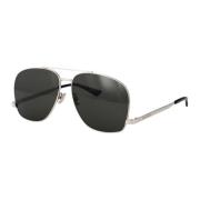 Saint Laurent Stiliga solglasögon SL 653 Leon Gray, Dam