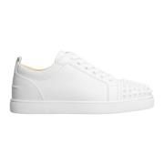 Christian Louboutin Vita kalvskinn sneakers tillverkade i Italien Whit...