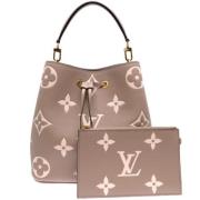 Louis Vuitton Vintage Pre-owned Canvas louis-vuitton-vskor Beige, Dam