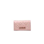 Love Moschino Färgglad Crossbody Väska med Kedja Pink, Dam