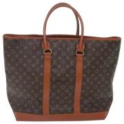 Louis Vuitton Vintage Pre-owned Canvas louis-vuitton-vskor Brown, Dam