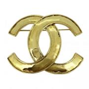 Chanel Vintage Pre-owned Metall chanel-smycken Yellow, Dam