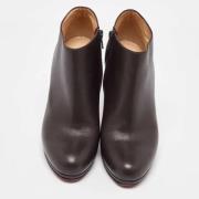 Christian Louboutin Pre-owned Pre-owned Laeder stvlar Brown, Dam