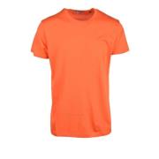 Daniele Alessandrini Bomull T-shirt för Män Orange, Herr