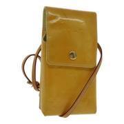 Louis Vuitton Vintage Pre-owned Laeder plnbcker Yellow, Dam