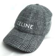 Celine Vintage Pre-owned Canvas hattar-och-kepsar Gray, Dam