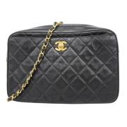 Chanel Vintage Pre-owned Laeder chanel-vskor Black, Dam