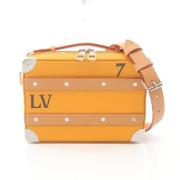 Louis Vuitton Vintage Pre-owned Laeder crossbodyvskor Orange, Dam