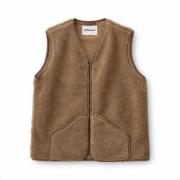 H2O Fagerholt Weekend Pile Vest Brown, Dam