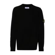 Stone Island Svarta Tröjor för Män Black, Herr