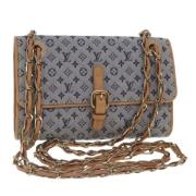 Louis Vuitton Vintage Pre-owned Canvas louis-vuitton-vskor Blue, Dam