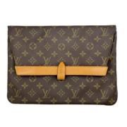 Louis Vuitton Vintage Pre-owned Canvas kuvertvskor Brown, Dam