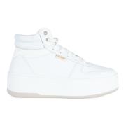 Guess Höga Toppar Platform Sneakers White, Dam