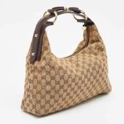 Gucci Vintage Pre-owned Canvas handvskor Beige, Dam