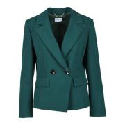 Marella Elegant Blazer med Polyesterblandning Green, Dam