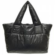 Chanel Vintage Pre-owned Canvas chanel-vskor Black, Dam