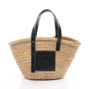 Loewe Pre-owned Pre-owned Raffia handvskor Beige, Dam