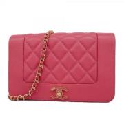 Chanel Vintage Pre-owned Laeder plnbcker Pink, Dam