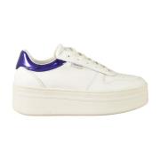 Guess Sneakers med läder och gummisula White, Dam