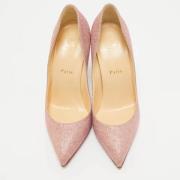 Christian Louboutin Pre-owned Pre-owned Tyg klackskor Pink, Dam