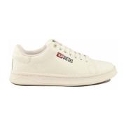 Diesel Läder Sneakers White, Dam