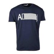 Alessandro Dell'Acqua Bomull Elastan T-shirt Blue, Herr