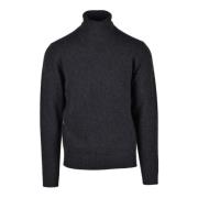 Filippo De Laurentiis Merino Cashmere Stickad Tröja Gray, Herr