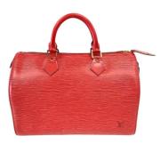 Louis Vuitton Vintage Pre-owned Laeder louis-vuitton-vskor Red, Dam