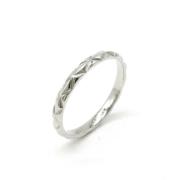 Chanel Vintage Pre-owned Metall ringar White, Dam