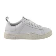 Diesel Läder Gummisula Sneakers White, Dam