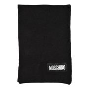 Moschino Kashmirblandning Halsduk Black, Dam