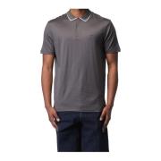 Emporio Armani Herr Polo med Kontrast Trim Gray, Herr