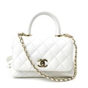 Chanel Vintage Pre-owned Laeder chanel-vskor White, Dam