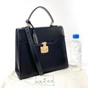 Gucci Vintage Pre-owned Laeder gucci-vskor Black, Dam