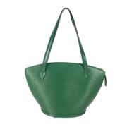 Louis Vuitton Vintage Pre-owned Tyg louis-vuitton-vskor Green, Dam