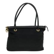 Celine Vintage Pre-owned Nylon totevskor Black, Dam