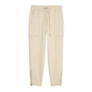 Marc O'Polo Cargo resebyxor med avsmalnande passform Beige, Dam