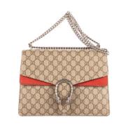 Gucci Vintage Pre-owned Canvas gucci-vskor Beige, Dam