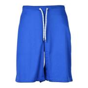 Bikkembergs Stretch Bermuda Shorts Blue, Herr