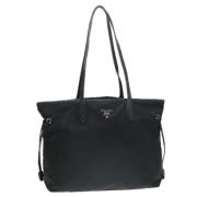 Prada Vintage Pre-owned Nylon prada-vskor Black, Dam