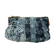 Louis Vuitton Vintage Pre-owned Canvas louis-vuitton-vskor Blue, Dam