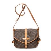 Louis Vuitton Vintage Pre-owned Canvas handvskor Brown, Dam