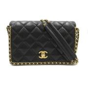 Chanel Vintage Pre-owned Laeder chanel-vskor Black, Dam