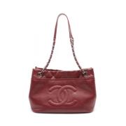 Chanel Vintage Pre-owned Laeder chanel-vskor Red, Dam