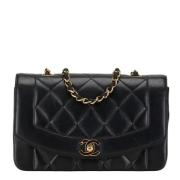 Chanel Vintage Pre-owned Tyg chanel-vskor Black, Dam