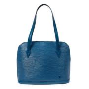 Louis Vuitton Vintage Pre-owned Laeder louis-vuitton-vskor Blue, Dam