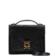 Louis Vuitton Vintage Pre-owned Laeder handvskor Black, Dam